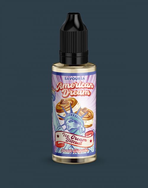 Grossiste e-liquide Concentré Ice Cream Biscuit