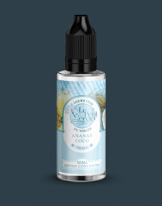 Grossiste e-liquide Concentré FRAIS Ananas Coco Grossiste e-liquide Concentré FRAIS Ananas Coco