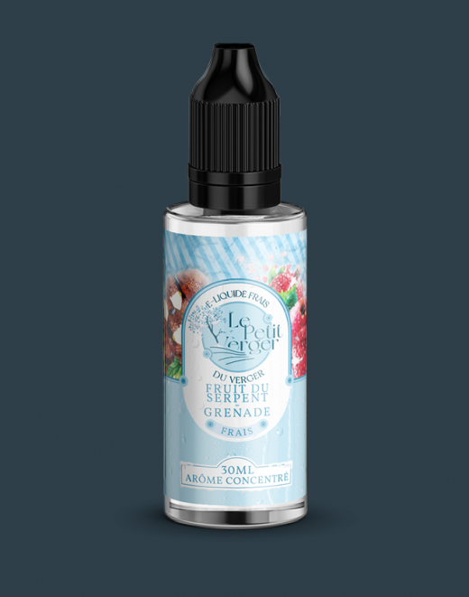 Grossiste e-liquide Concentré FRAIS Fruit du serpent - Grenade Grossiste e-liquide Concentré FRAIS Fruit du serpent - Grenade