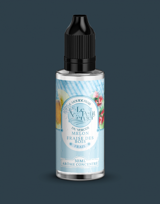 Grossiste e-liquide Concentré FRAIS Melon - Fraise des bois Grossiste e-liquide Concentré FRAIS Melon - Fraise des bois