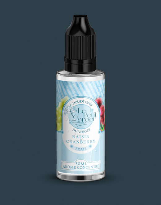 Grossiste e-liquide Concentré FRAIS Raisin Cranberry Grossiste e-liquide Concentré FRAIS Raisin Cranberry
