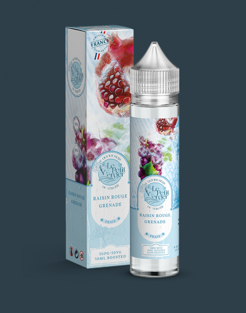 Grossiste e-liquide Raisin rouge - Grenade Frais 50 ml